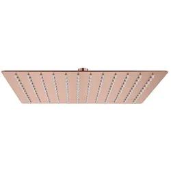 Aloni Regendusche Kopfbrause Quadrat Kupfer gebürstet 30 x 30 cm
