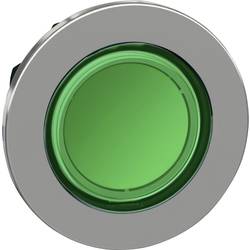 Schneider Electric ZB4FW333 ZB4FW333 Frontelement für Leuchtdrucktaster flach, rückstellbar (Ø) 30.5 mm unbeschriftet Chrom, Grün 1 St.