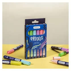 Crateit Pastel Markers 3mm 6pcs (Multilingual)