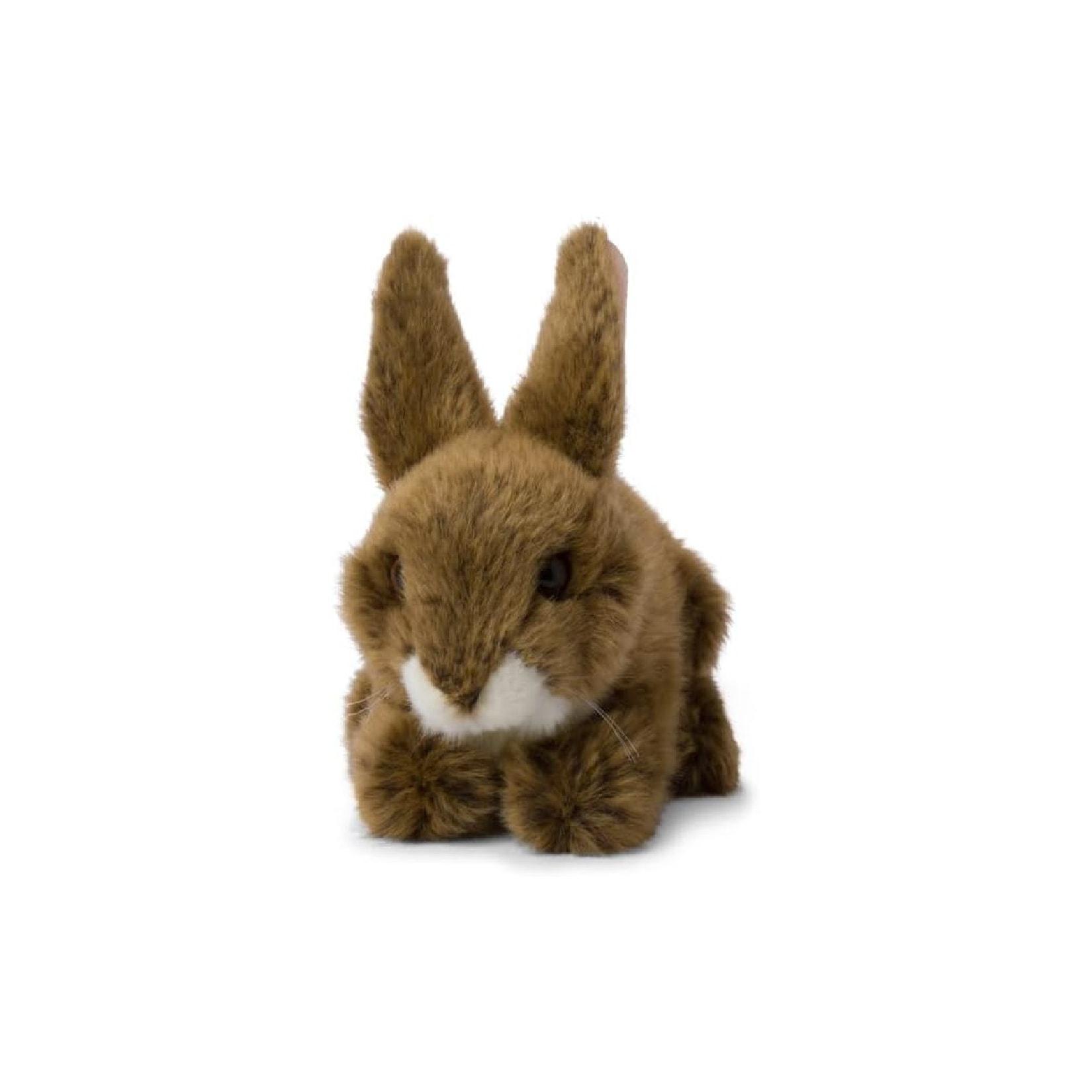 WWF - Plüschtier - Feldhase (19cm, liegend) Hase lebensecht Kuscheltier Stofftier Rabbit
