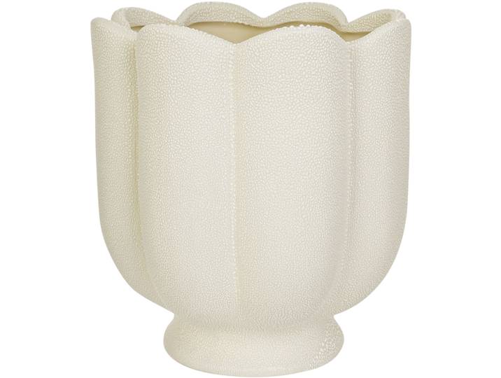 Übertopf Natural & Feminine Glamour - Farbe: creme - Material: Keramik