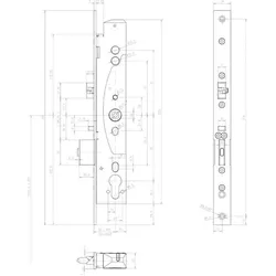 Assa Abloy effeff Mediator Schloss 609-302PZ-----1