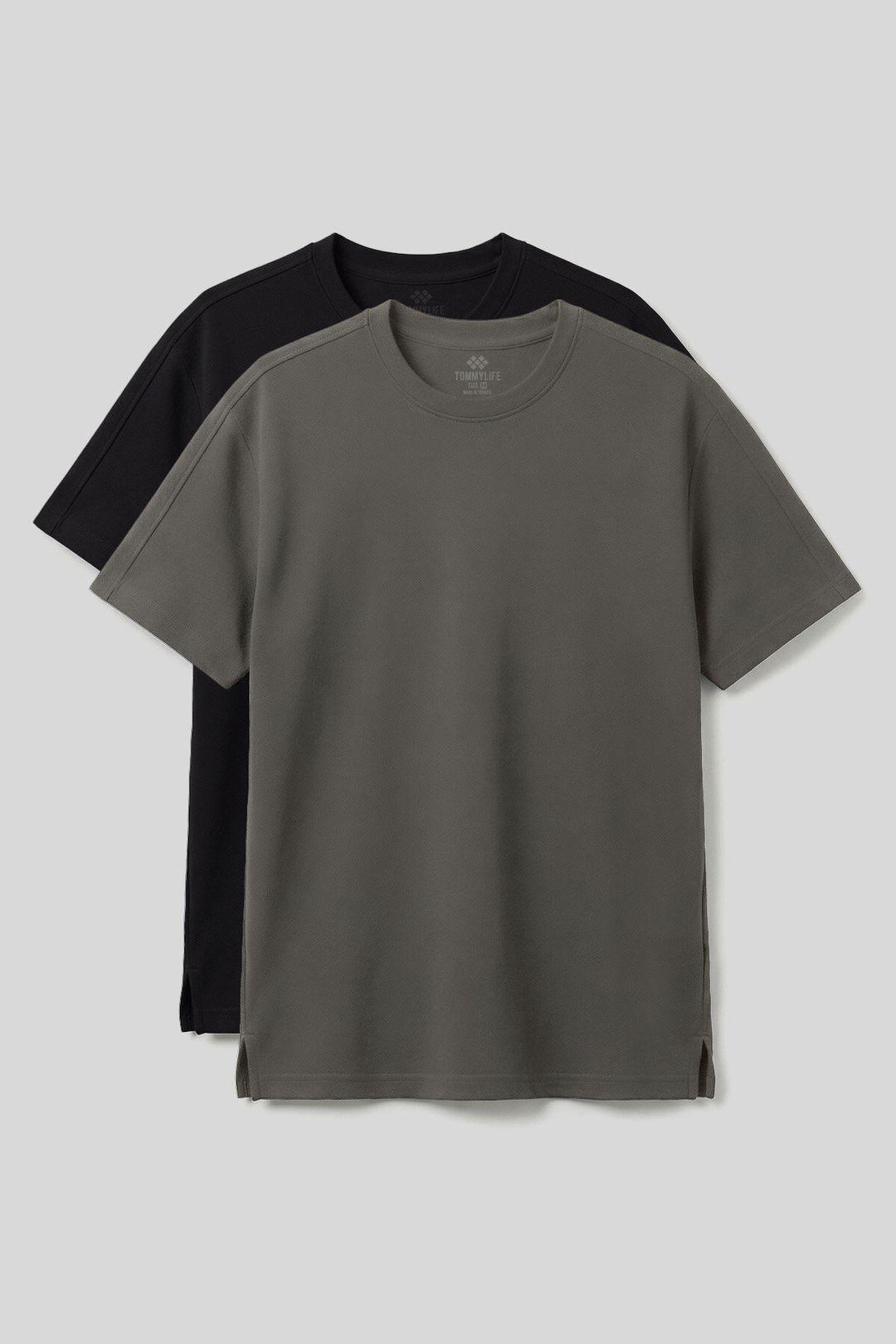 Herren Viskose-Mischung T-Shirt
