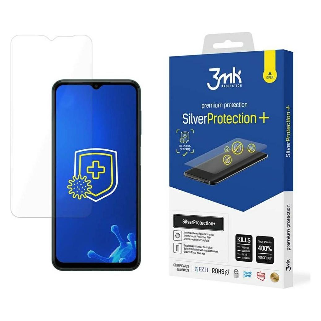 3MK Sidabrinis Protect+ Sam M13 4G M135 Antimikrobielle Folie nass auftragen (1 Stk., Samsung Galaxy M13) (3mk Silver Protect+(986))