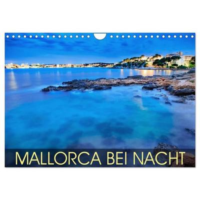 MALLORCA BEI NACHT (Wandkalender 2027 DIN A4 quer), CALVENDO Monatskalender