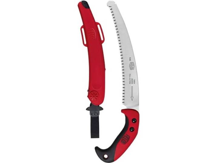 FELCO 640 gebogen zaag (zaagblad 27 cm, snoeizaag incl. koffer, zaagsnede ø 100 mm, lengte 44 cm, snoeizaag met ergonomische handgreep, voor rechts-/links-handigen)