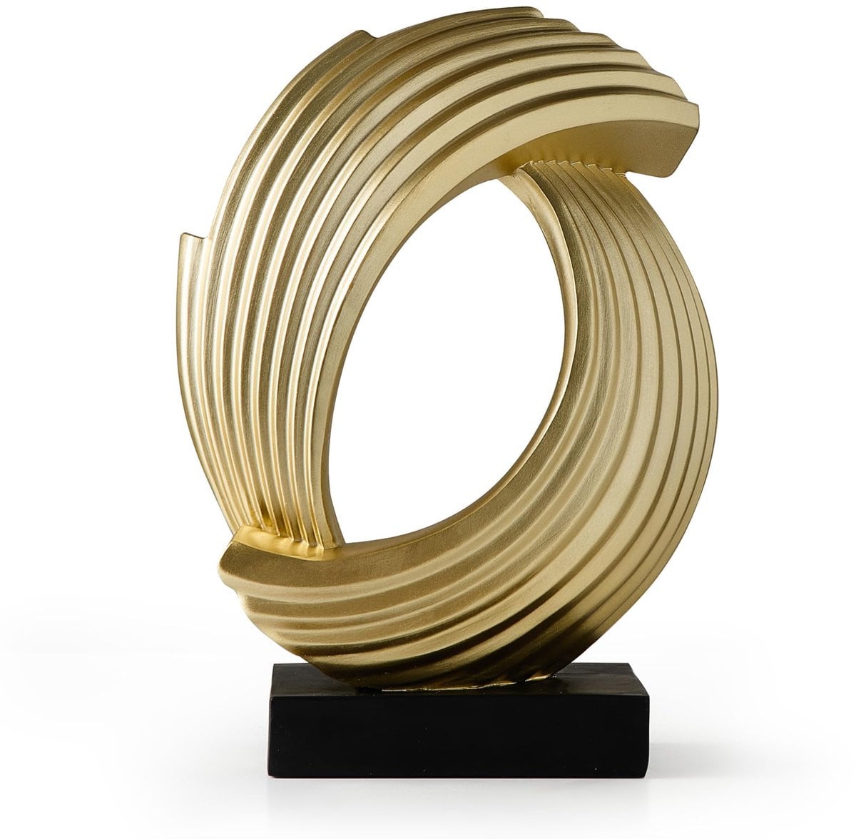 Ibenzoa Gouden abstracte kunstbeeldjes voor decoratie van uw interieur