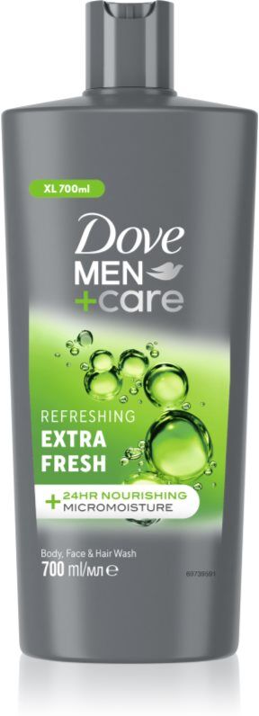 Dove Men+Care Extra Fresh Duschgel für Körper und Gesicht 700 ml