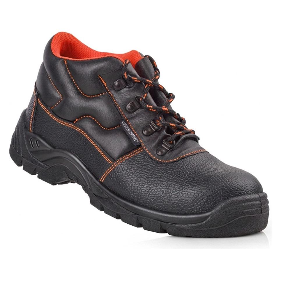 Blackleather Schwarze Leder-Sicherheitsstiefel S3 SRC Grösse 39 (S3, 39) (77790964)