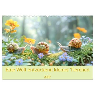Eine Welt entzückend kleiner Tierchen (Wandkalender 2027 DIN A2 quer), CALVENDO Monatskalender