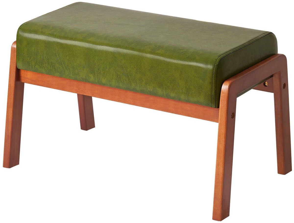 Solidchoice Grote Rectangulaire Voetenbank van PU Leer