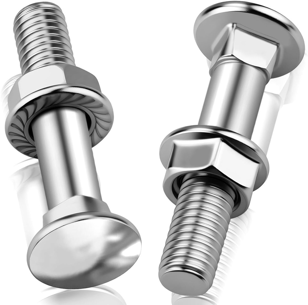 25 stuks M8 slotbouten met platrondkop, deurbandschroeven voor elektronica, machines en bouw