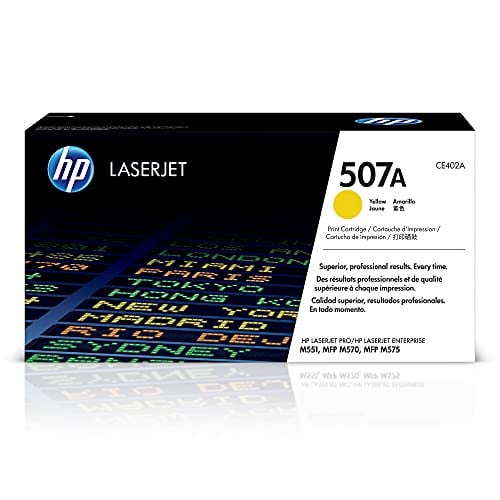 HP 507A Originele LaserJet tonercartridge, geel (CE402A)