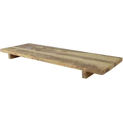 Serviertablett (LBH 80x28x6 cm) - beige - LBH 80x28x6 cm