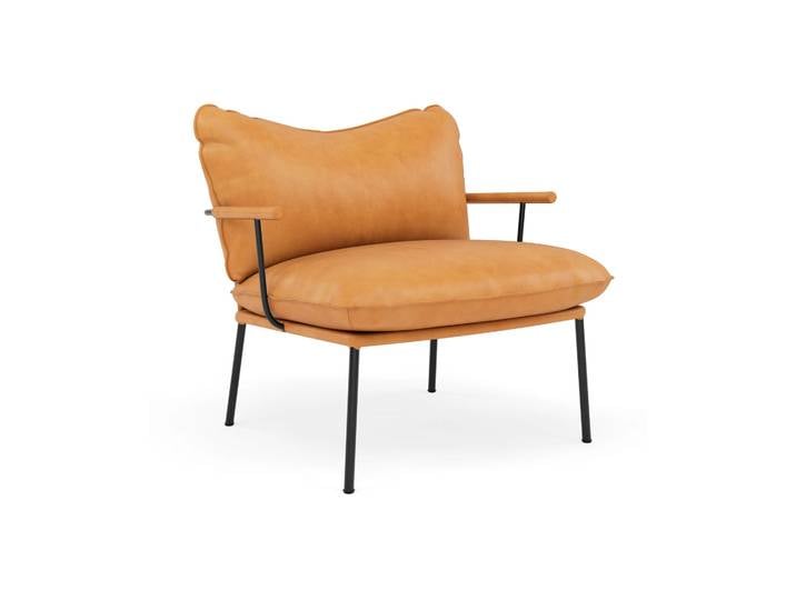 Fogia Pico Sessel Vintage Cognac-RAL 9005