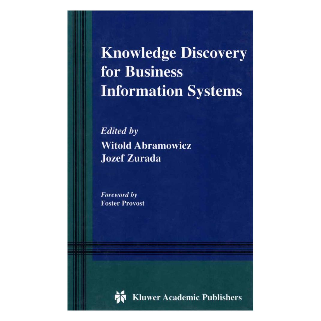 Springer Knowledge Discovery for Business Information Systems (Englisch, Softcover, Jozef M Zurada, Witold Abramowicz) (55531900)