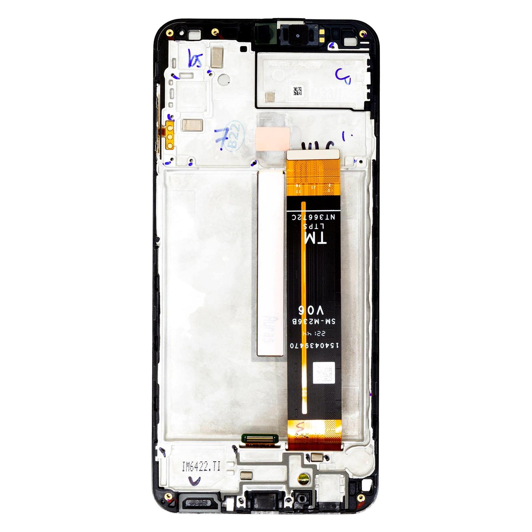 Samsung LCD-Display +Touch-Einheit M236B Galaxy M23 5G Schwarz (Service Pack) (Display, Samsung Galaxy M23 5G) (GH82-28487A)