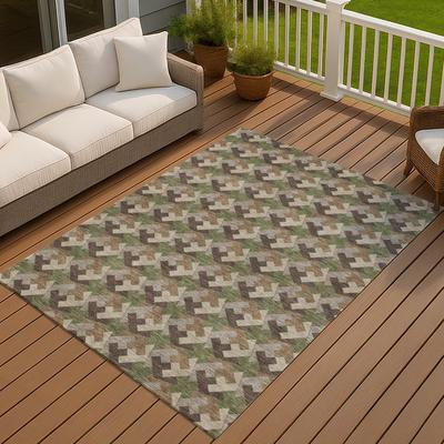 Addison Rugs Machine Washable Indoor/ Outdoor Modern Becker Chantille Rug