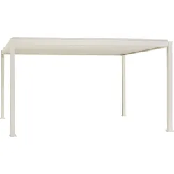 Pergoline Trumpf Pergola Alu Stahl 3 m x 3,6 m weiß
