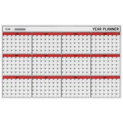 Bi-Office Glas "Year Planner" mit 12 Monaten