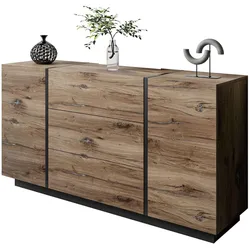 SIDEBOARD mit Schubladen ONYX LOFT Push Open