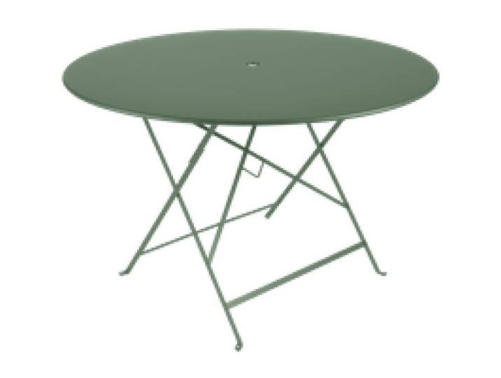 Table Ronde Pliante Ø117 cm Bistro en Acier