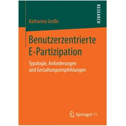 Benutzerzentrierte E-Partizipation, Fachbücher von Katharina Grosse
