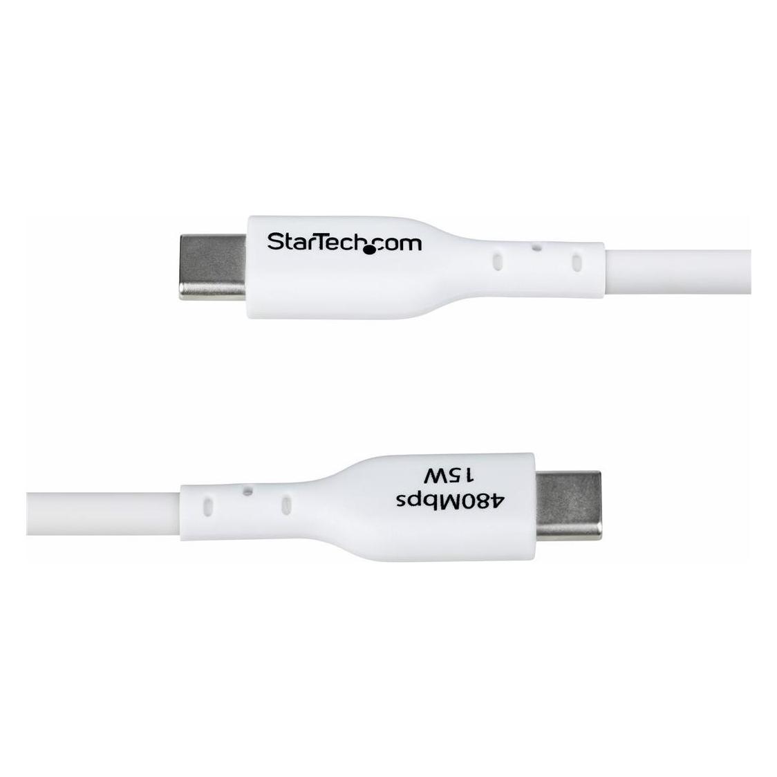StarTech USB A - USB C (3 m, USB 2.0, 15 W) (USB2AC3MNCWHE)