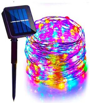 Uplift Picks Four Pack Solar Fairy String Lights For Bright Outdoor Celebrations Decor multicolor (1 Pc) 7 M 50 Led