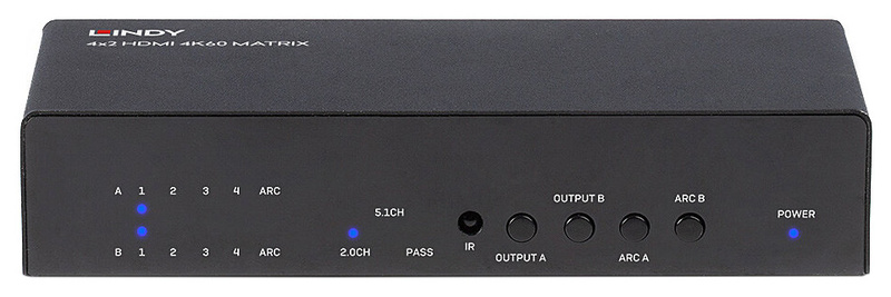 Lindy 4x2 HDMI 4K60 Matrix