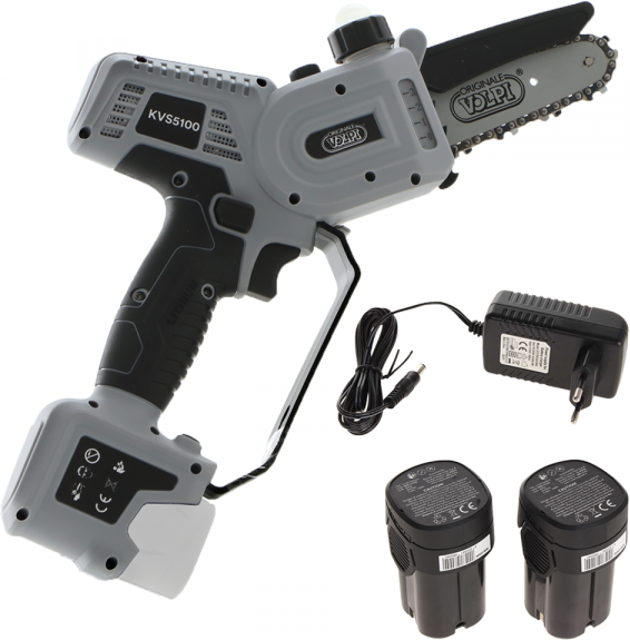 Volpi Powercut KVS5100 - Potatore a batteria manuale - 2x 14.4V 2.5Ah