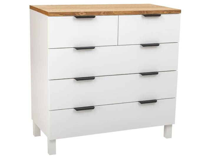 Commode en bois à 5 tiroirs 80x40x80,5h cm