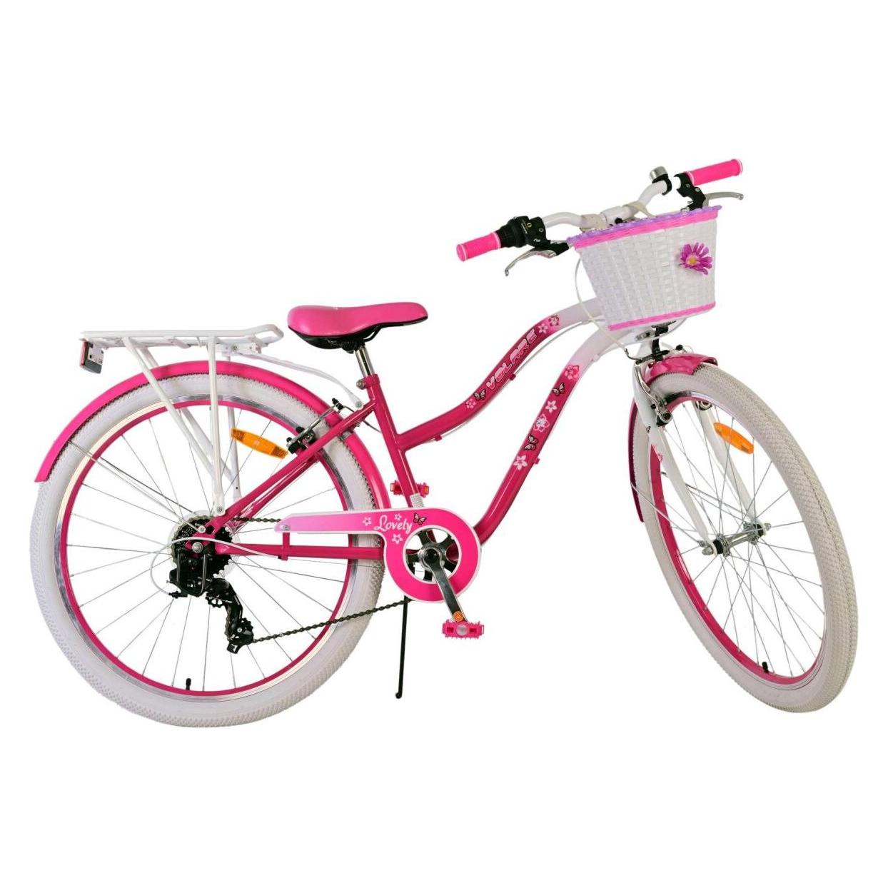 Volare Bicycles Volare Lovely Kinderfiets - Meisjes - 26 inch - Roze - 7 speed (26122) (26") (26122)