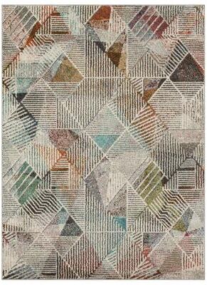 Mohawk Home Cantu Geometric Striped Contemporary Area Rug