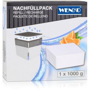 Wenko Wenko Luftentfeuchter-Granulat 50250100, Orangenduft, für  Cube, bis 80 m³, 1 kg