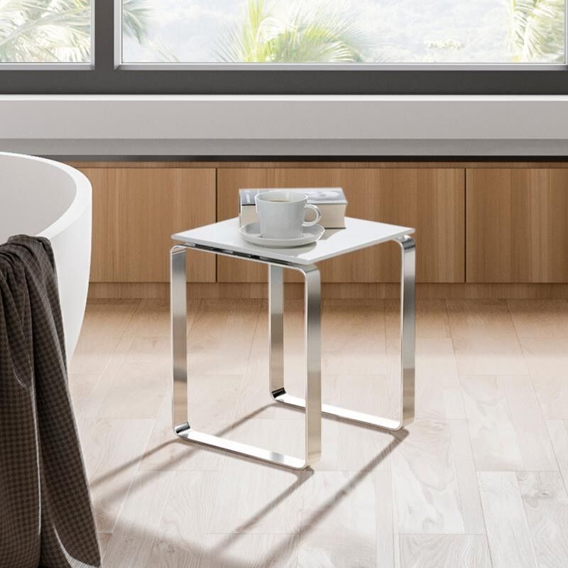 Giese Badhocker chrom/weiß, 30807-02 30807-02