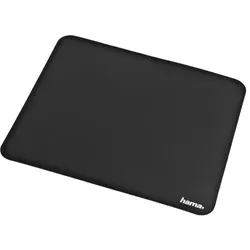 Hama Mousepad speziell für Lasermäuse, schwarz schwarz, 22x0.05x18 cm