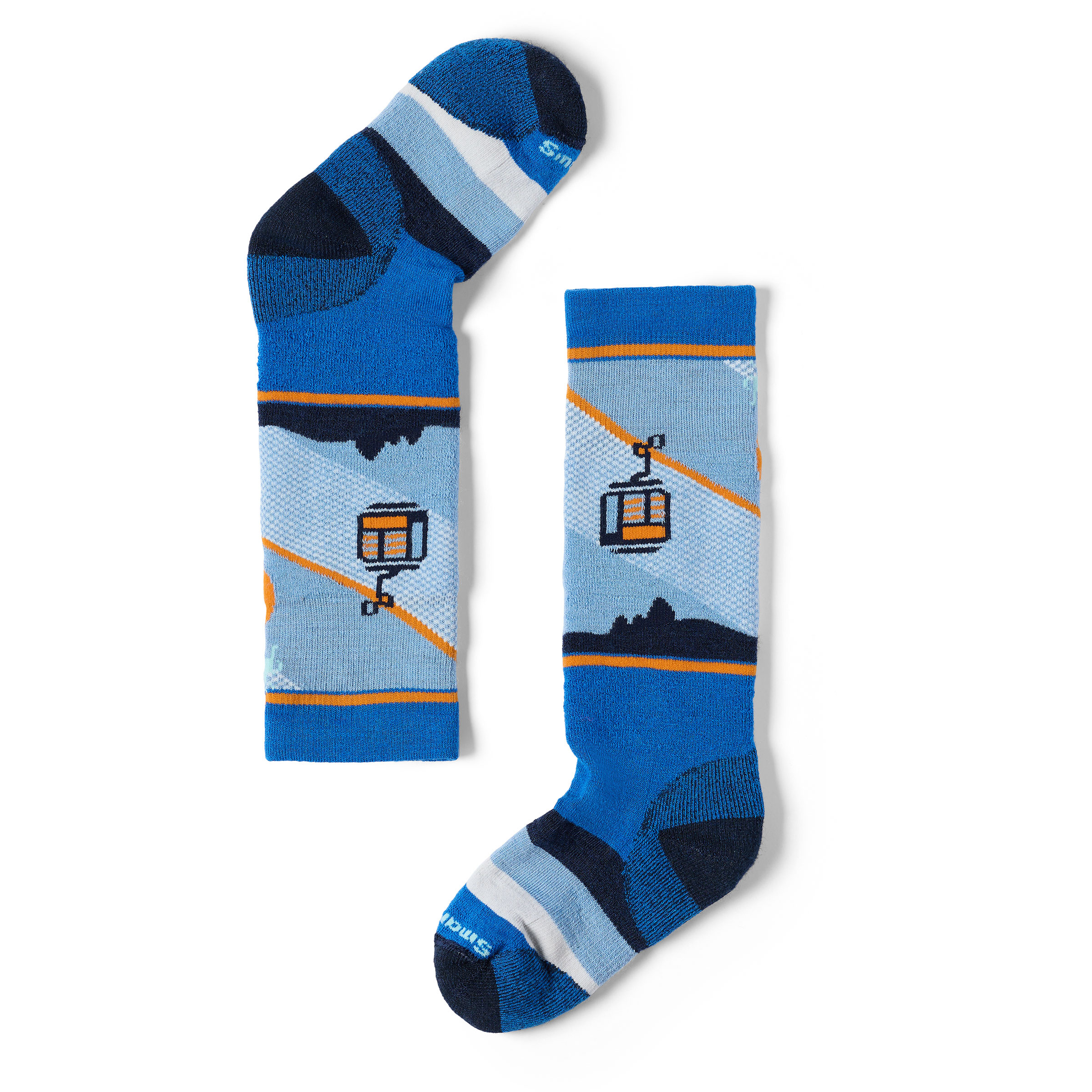 Smartwool Wintersport Full Cushion Gondola Kinder Skisocken blau Größe 29 Skifahren Widerstandsfähig Merinowolle