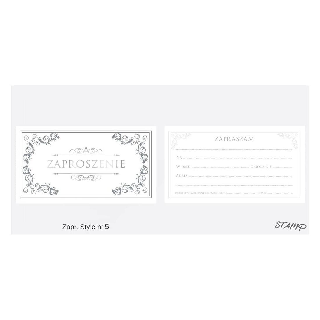 Stamp Einladungen Stil Nr. 05 (10er-Pack) (10 Stk.) (341145)