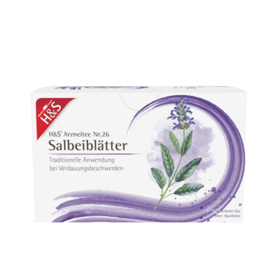 H&S Tee - Gesellschaft mbH & Co. H&S Salbeiblätter Tee Filterbeutel 20X1.6 g 02286064