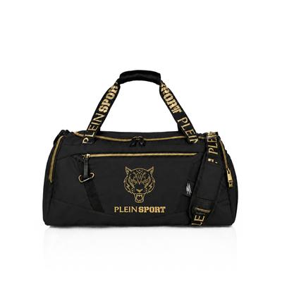 Schultertasche PLEIN SPORT "Tiger", schwarz (0293, schwarz, lightgold), Taschen Schultertasche