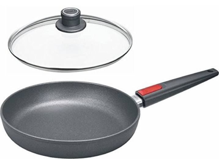 Woll Pfanne Nowo Titanium 24 cm 5 cm hoch inkl. Glasdeckel