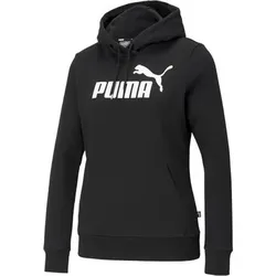 PUMA Damen Sweatshirt ESS Logo Hoodie FL, Größe XS in Schwarz Schwarz