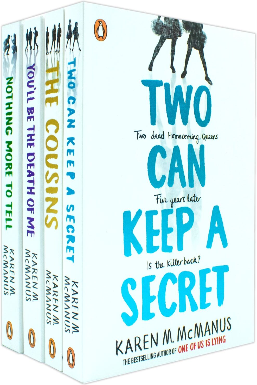 Penguin Karen McManus 4 Books Collection Set (Nothing More To Tell, The Cousins, Two Can Keep a Secret, You will be the Death of Me)