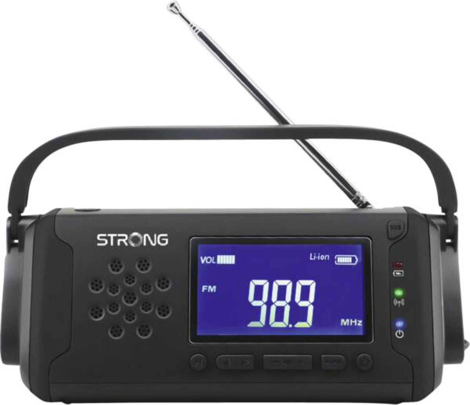 STRONG EPR1500 Kurbelradio zwart
