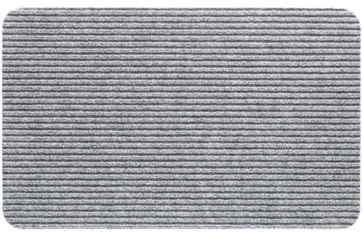 Deurmat RIPS Uni Antislip - Lichtgrijs - 40 x 60 cm