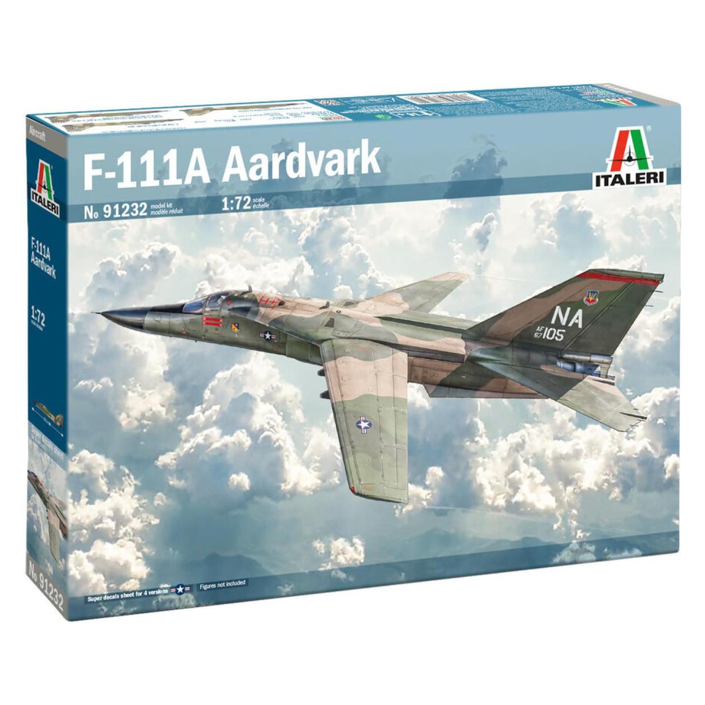 Italeri 1:72 F-111A Aardvark (510091232)