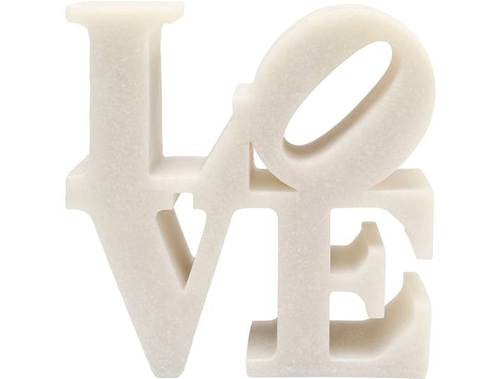 Dekoobjekt KARE DESIGN Deko Objekt Soft Love 19cm , weiss (weiß), B:18,5cm H:18,5cm T:6cm, Dekofiguren, Dekoobjekt