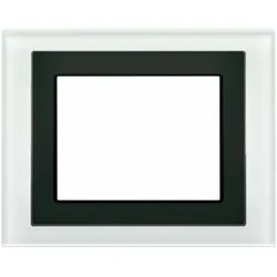 Siemens S 588/15 Designrahmen für Touch-Panel UP 588/..3, Glas weiß 5WG15888AB15 S58815