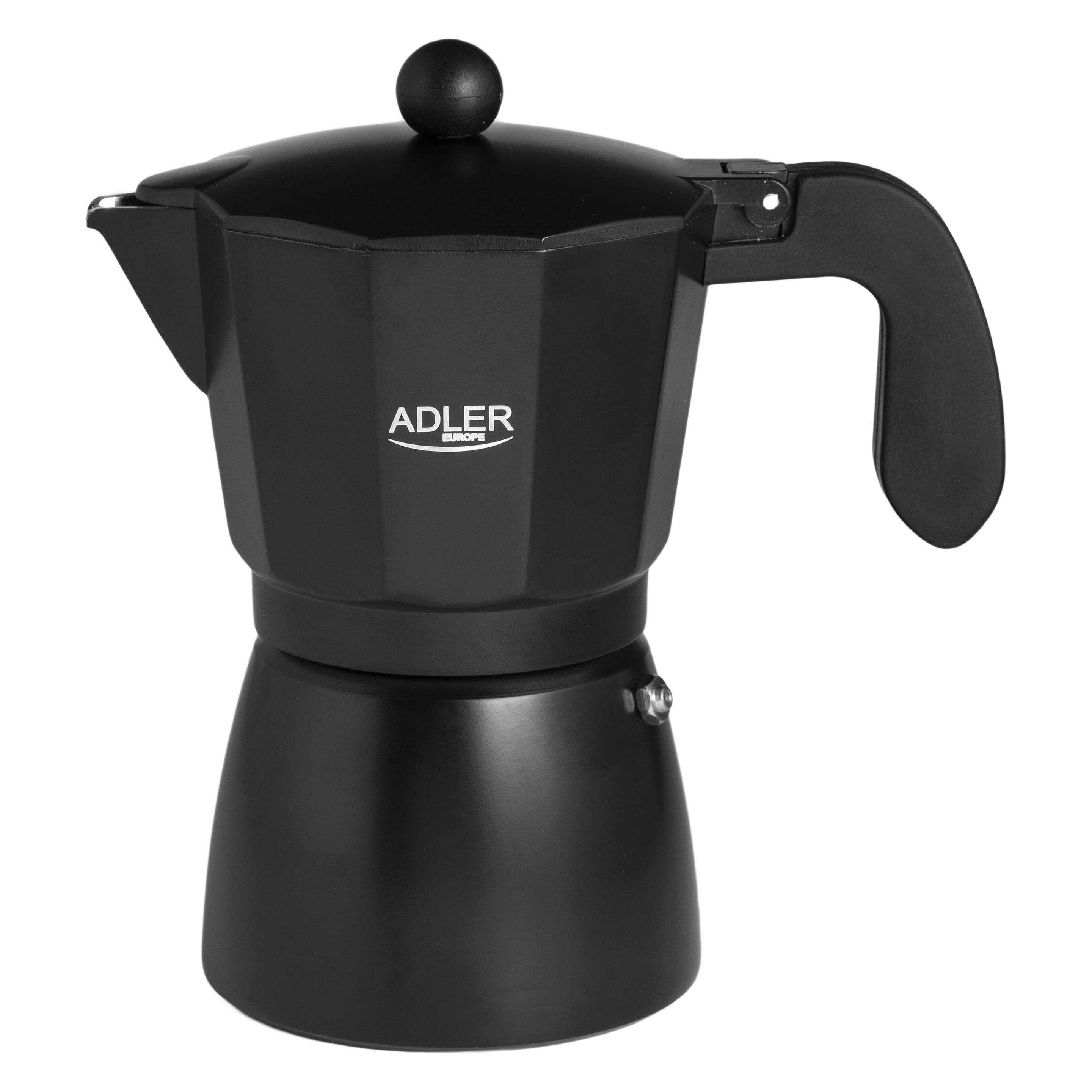Adler | Espresso Coffee Maker | AD 4421 | Black (6 Tassen) (AD 4421)
